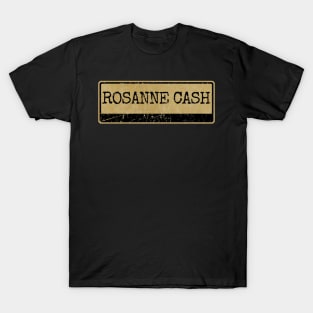 Aliska, text black retro - Rosanne Cash T-Shirt